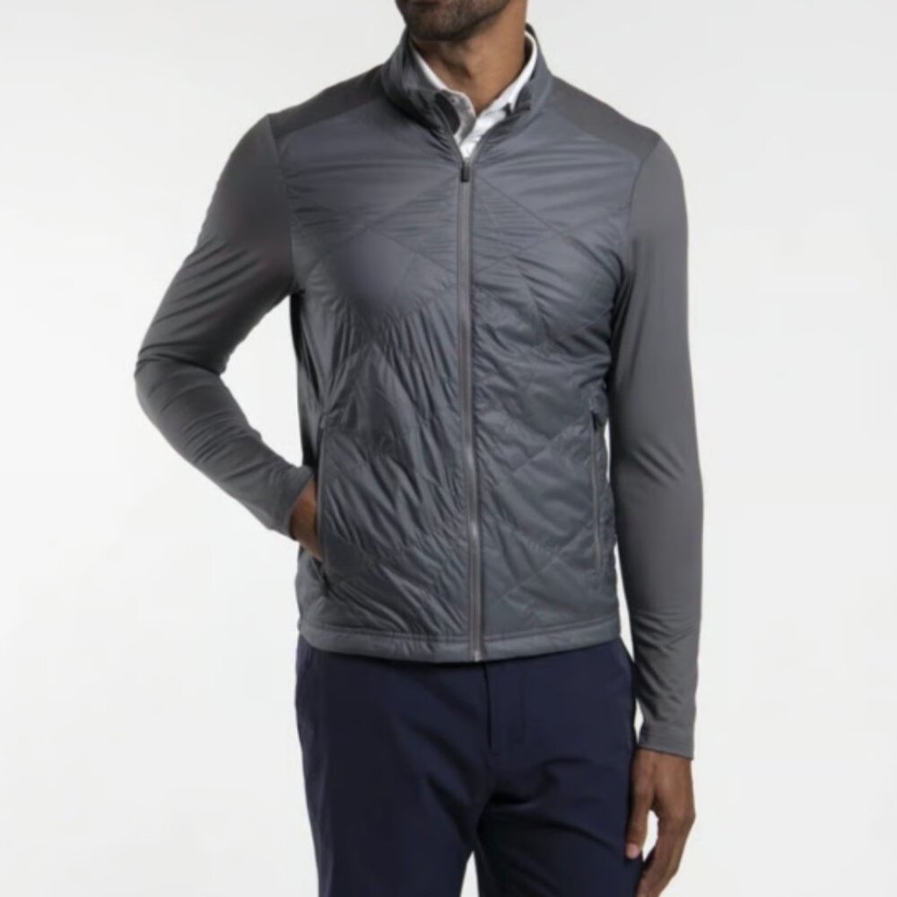 KJUS Retention Insulated Full Zip Jacket Steel Gray Size 50/Medium